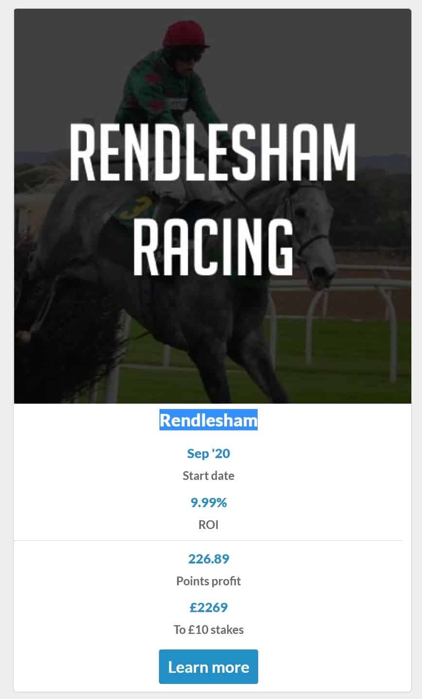 rendlesham racing tipster info