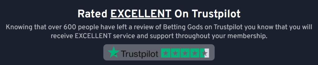 betting gods trustpilot 5 stars