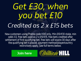 william hill review offer