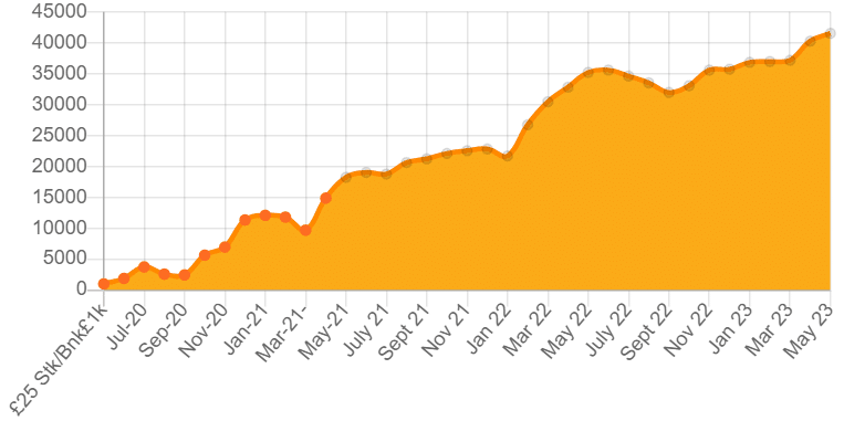 hanbury racing profit loss chart