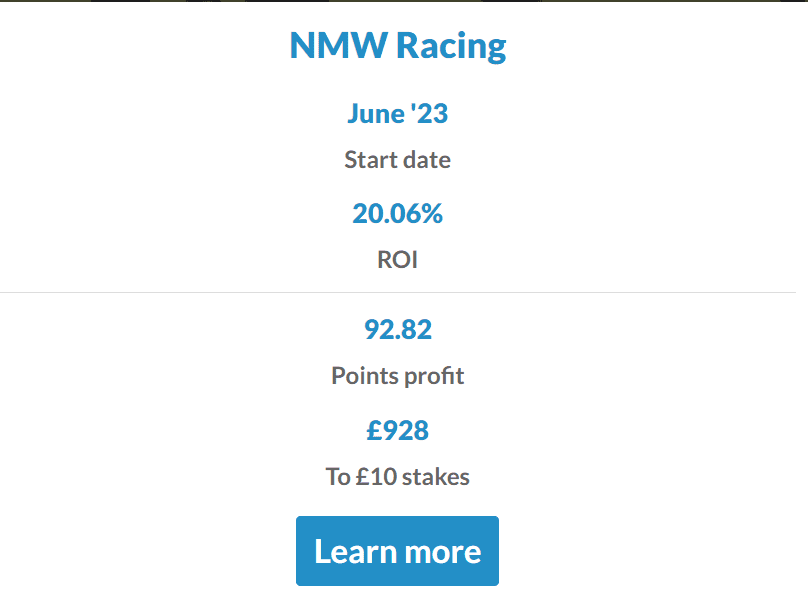 nmw racing stats