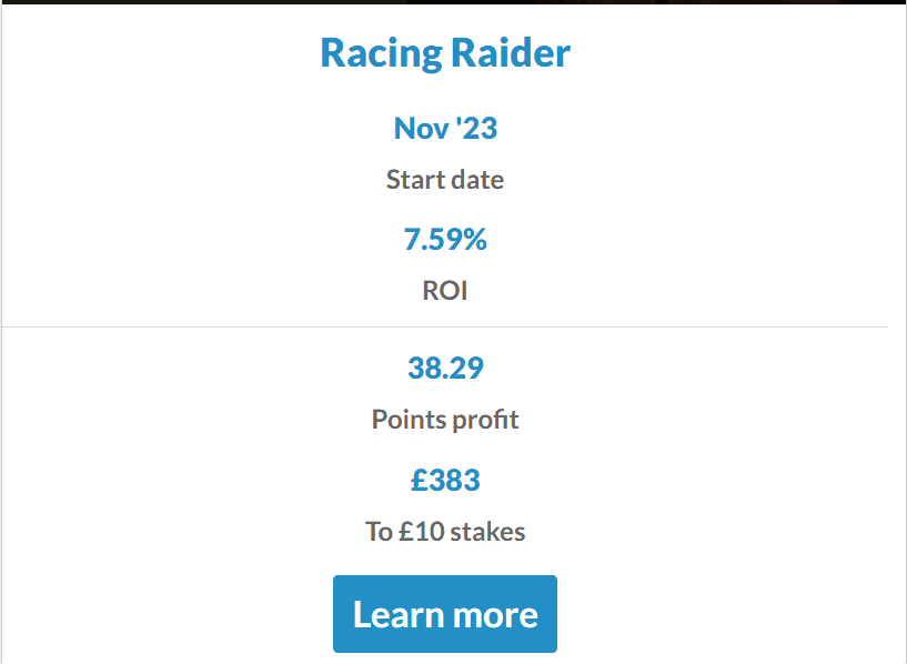 racing raider vital stats