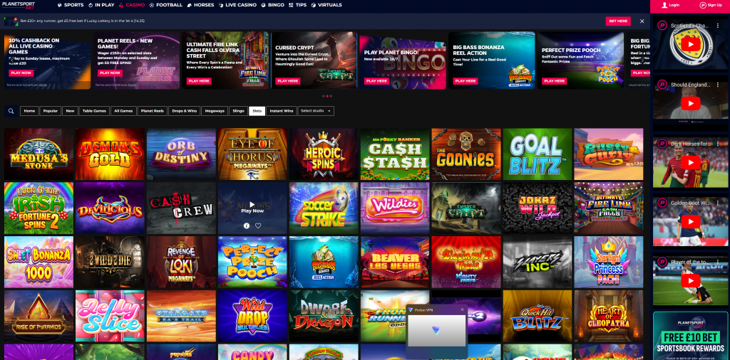 planet sport bet casino