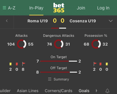 in play stats