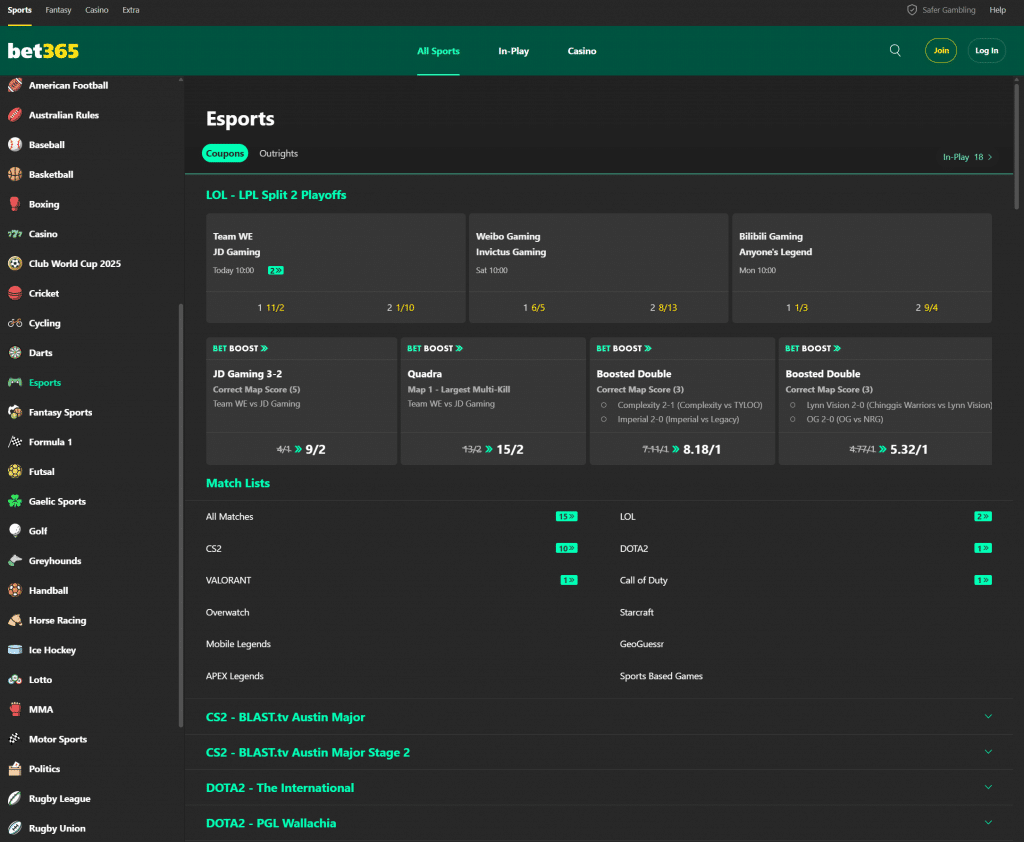 esports betting guide